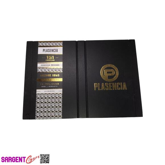 Plasencia 151 La Musica Empty Wooden Cigar Box 9x6.5x1.25 - Picture 4 of 6